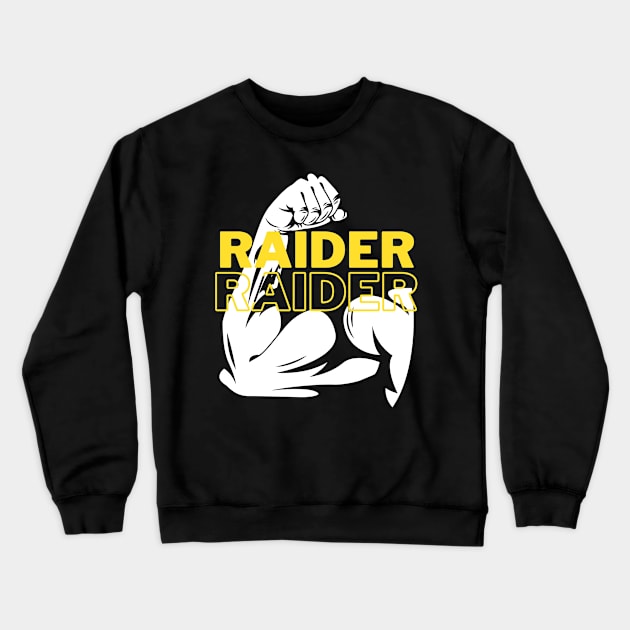 RAIDERS Crewneck Sweatshirt by STAR SHOP